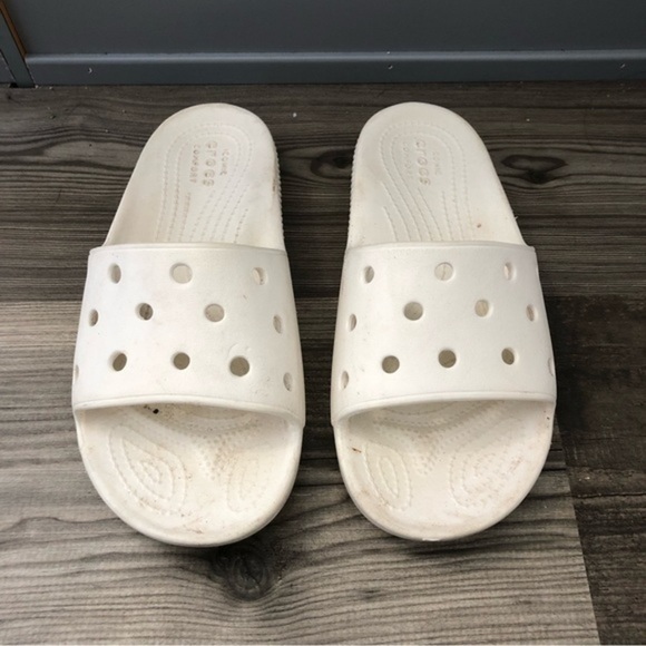 Crocs Slip On Sandals White 6Women Unisex‎ - Picture 1 of 6